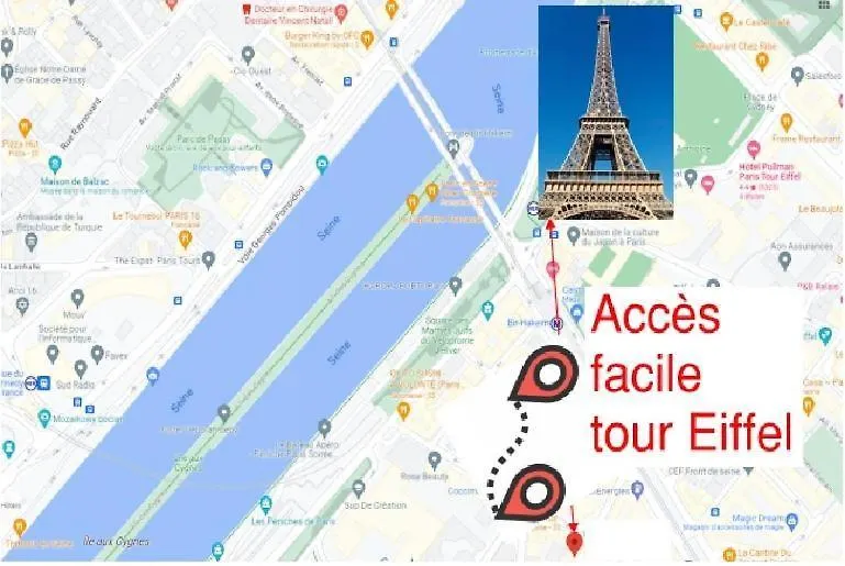 Multivacances Temps Partage Xv Oda ve Kahvaltı Paris